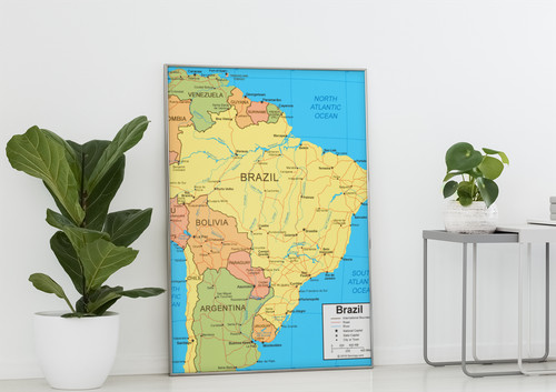 Mappa politica del - , sud