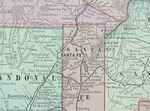 Mappa vintage 1903 nuovo - vintage,