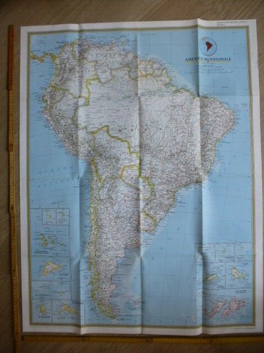 Cartina america meridionale - cartina,