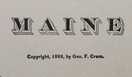 1900 maine x26 crams - maine,