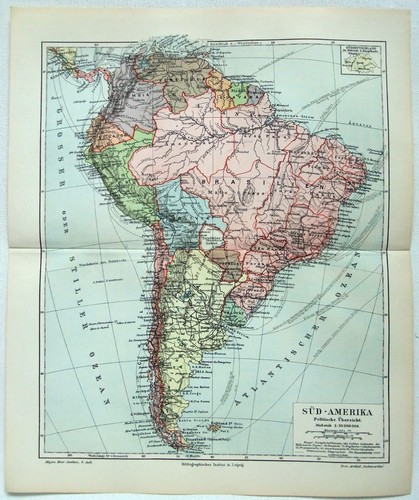 Sud america mappa originale - sud,