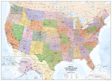 Map of America, United States