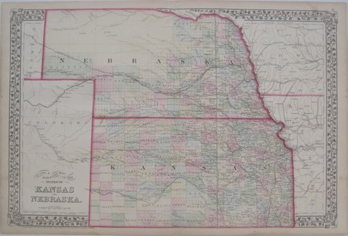 Mappa originale 1874 - , mitchell