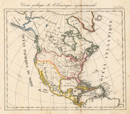America originale litografia - america,