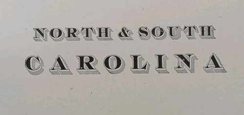 1900 carolina nord sud x26 - 1900, 18"x26"