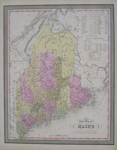 Mappa originale 1850 - , mitchell