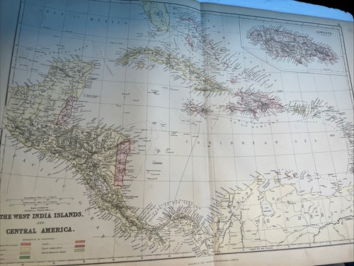 1881 mappa delle isole - delle,