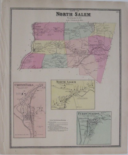 Mappa originale 1867 - , north