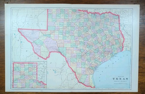 Mappa texas vintage - mappa,