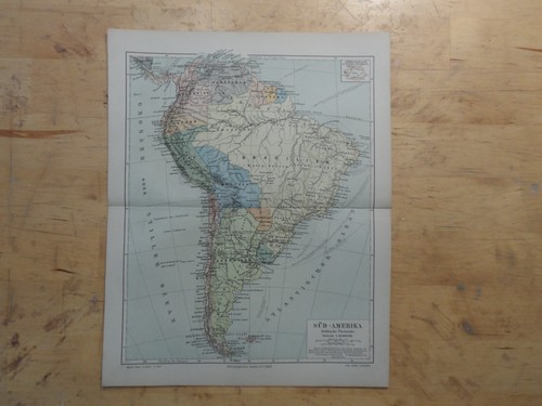 Orig litografia mappa - orig.(1890),