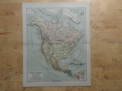 Orig litografia mappa - orig.(1890),