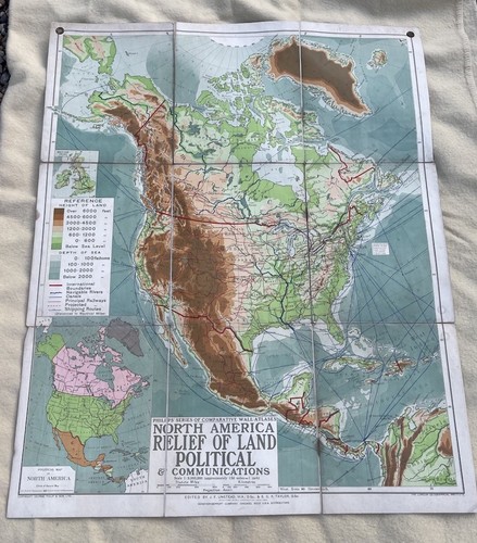 Mappa parete philips nord - mappa,