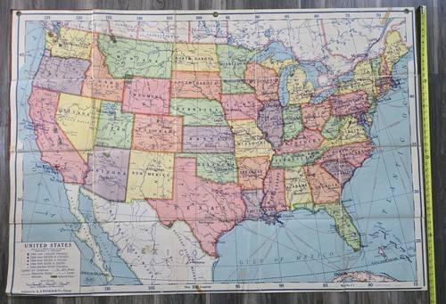 Mappa pieghevole vintage