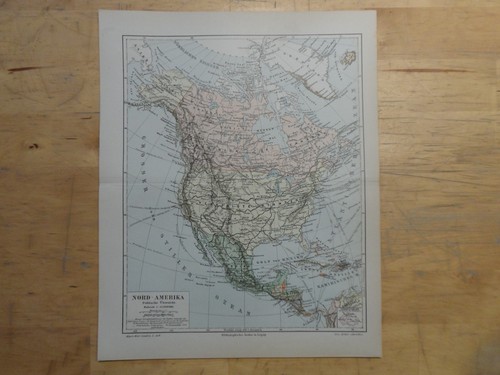 Orig litografia mappa - orig.(1897),