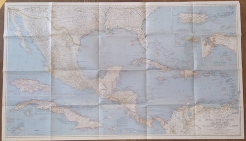Cartina map mexico central - mexico,,
