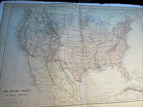 1881 mappa degli stati uniti - 1881:,