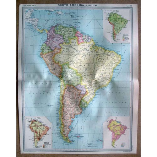 Sud america politica mappa - politica,