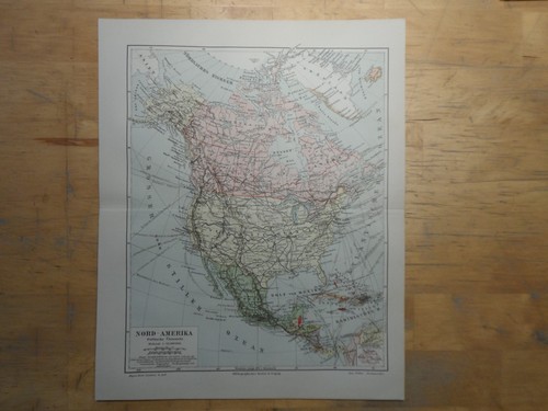 Orig litografia mappa - orig.(1908),