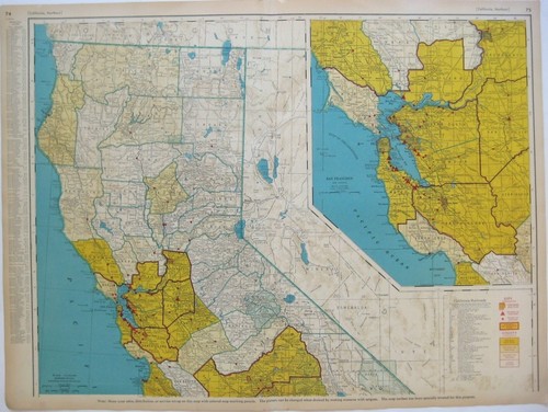 Mappa commerciale originale