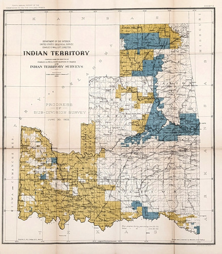 1903 territorio indiano mappa - territorio,