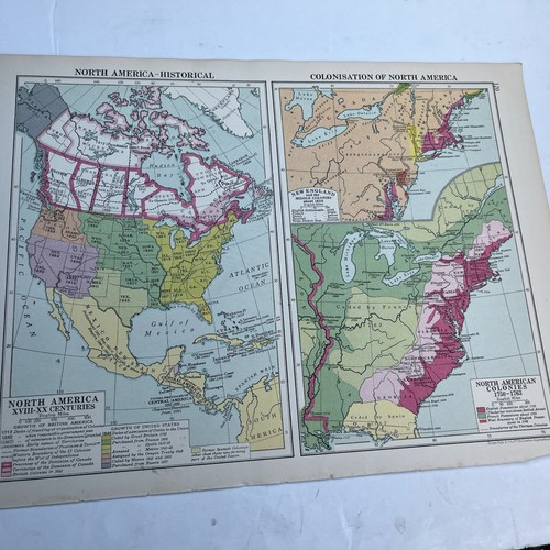 1928 mappa del - del, america